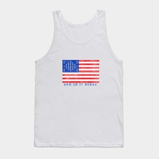 Fort Sumter Flag 1861 Tank Top